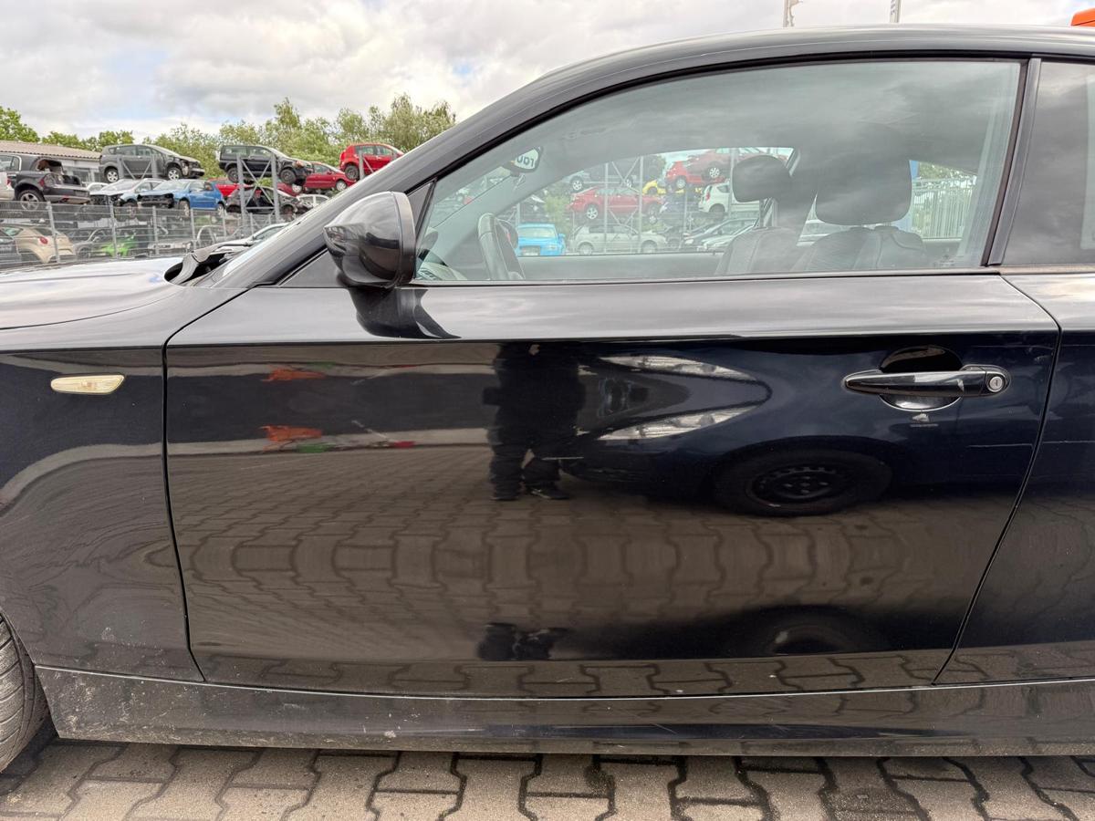 BMW 1er E81 original Tür links 475 Blacksaphire Metallic 3-Türer Rohbau BJ07